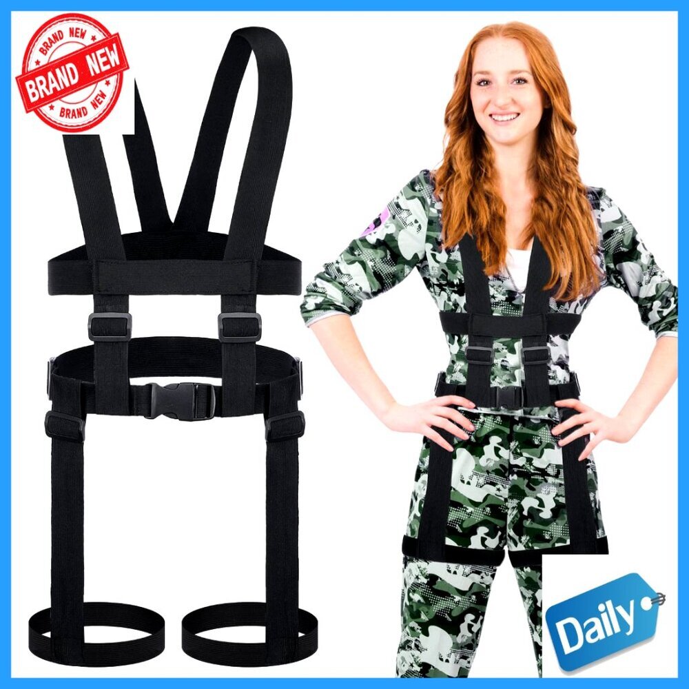 Adjustable Paratrooper Harness Stretch Straps Cosplay Costume Accessory